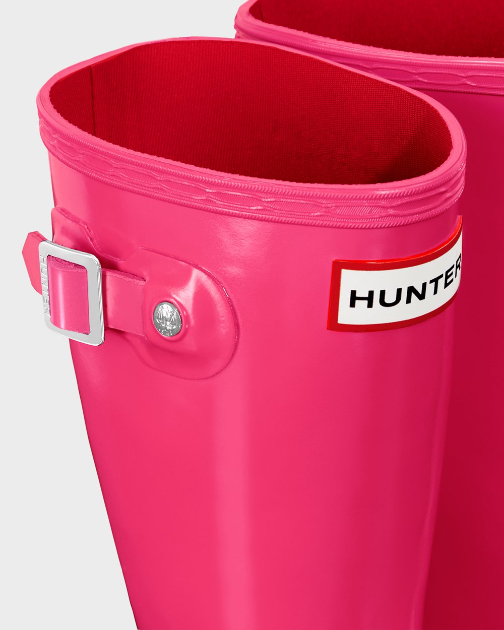 Regenlaarzen Kinderen - Hunter Original Big Gloss - Licht Roze - 43PTONYZB